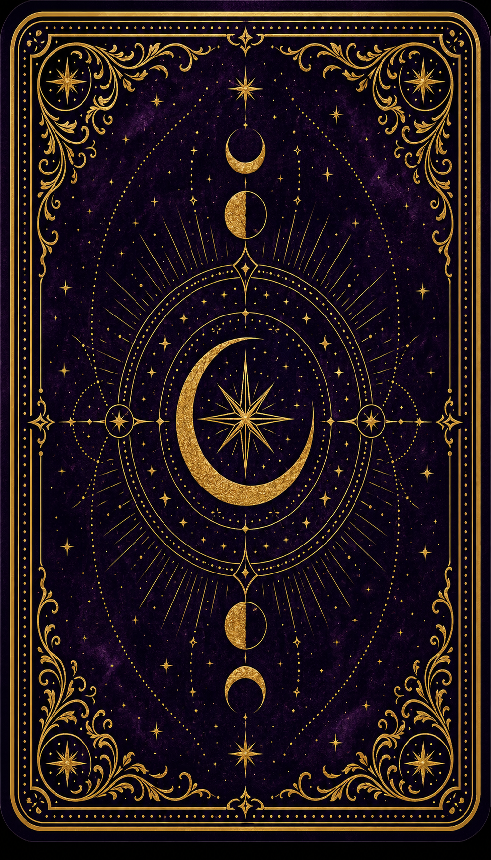 Tarot card back